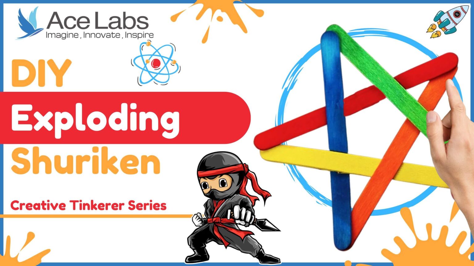 DIY Exploding Ninja Shuriken – DIYSTEMKIDS